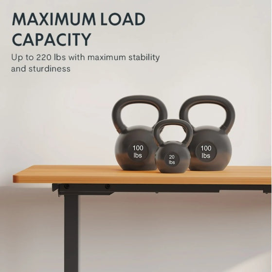 ErgoFlex™ – Electric Standing Desk 55" x 28" with Dual Motor & Memory